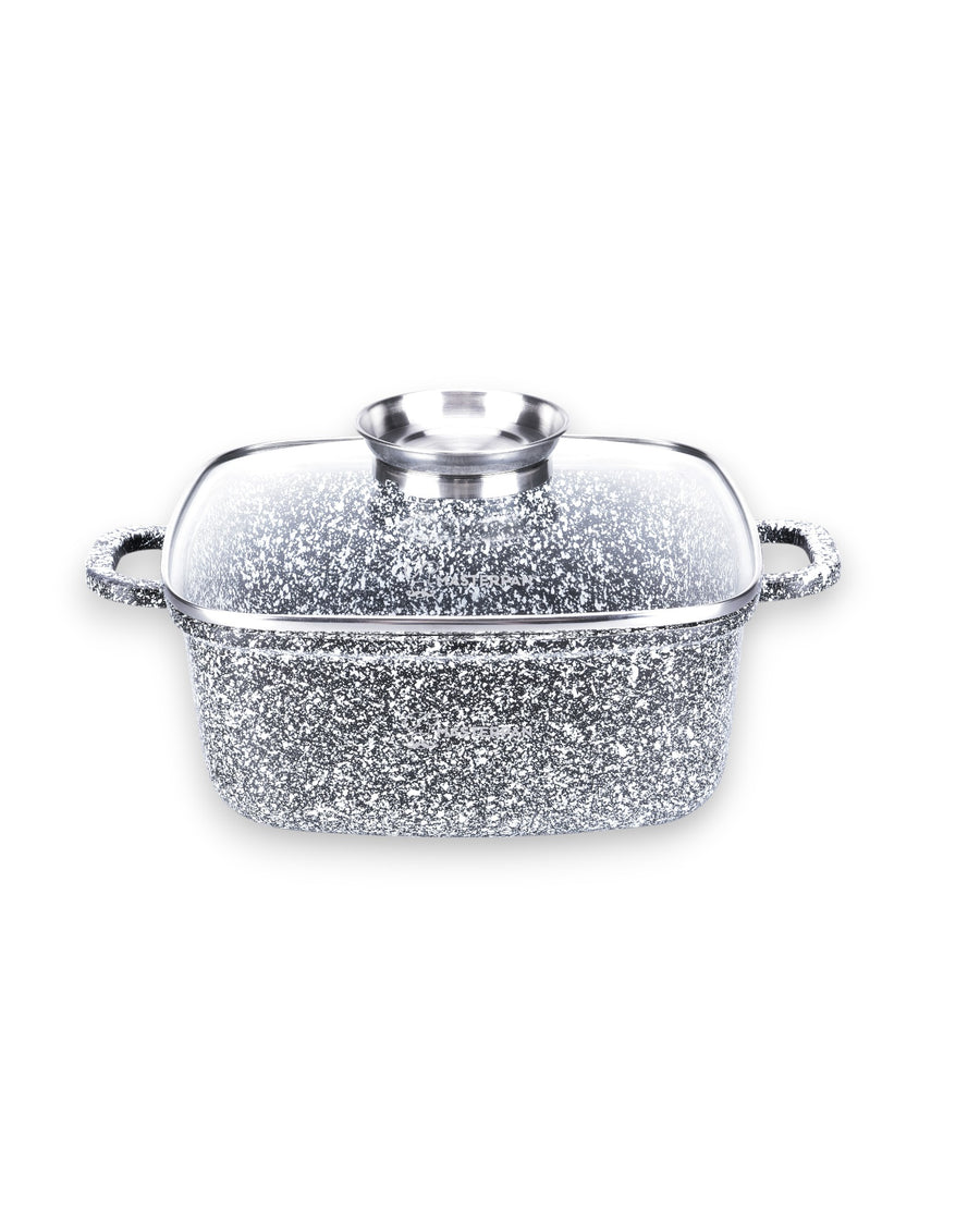 Square Pot Granite (24cm) - MP-2108