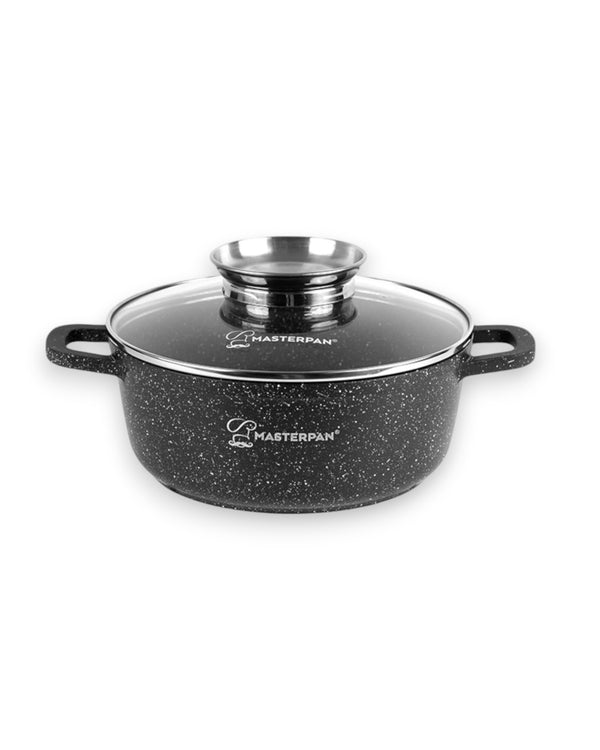 Round Pot Black (26cm) - MP2116