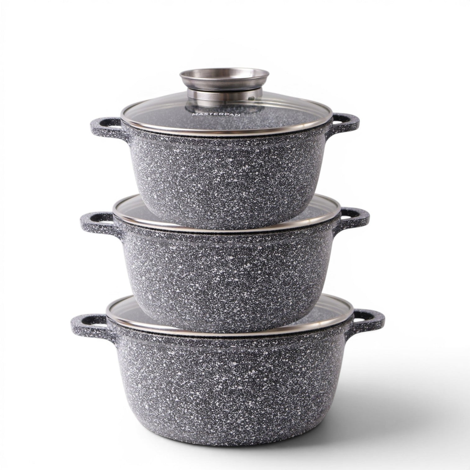 6-Piece Cookware Set with Non-Stick Ceramic Coating- MP-2158 ...