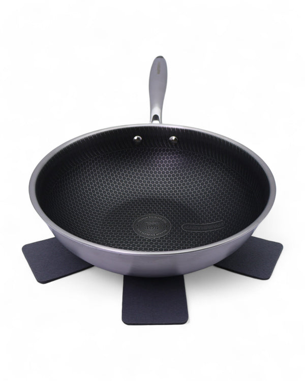Stainless Steel Honeycomb WOK (28cm) - MP-2341