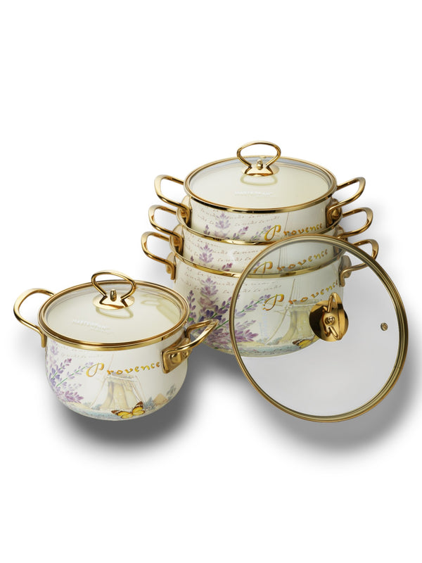 8-Piece Enamel Casserole Set - MP-2631