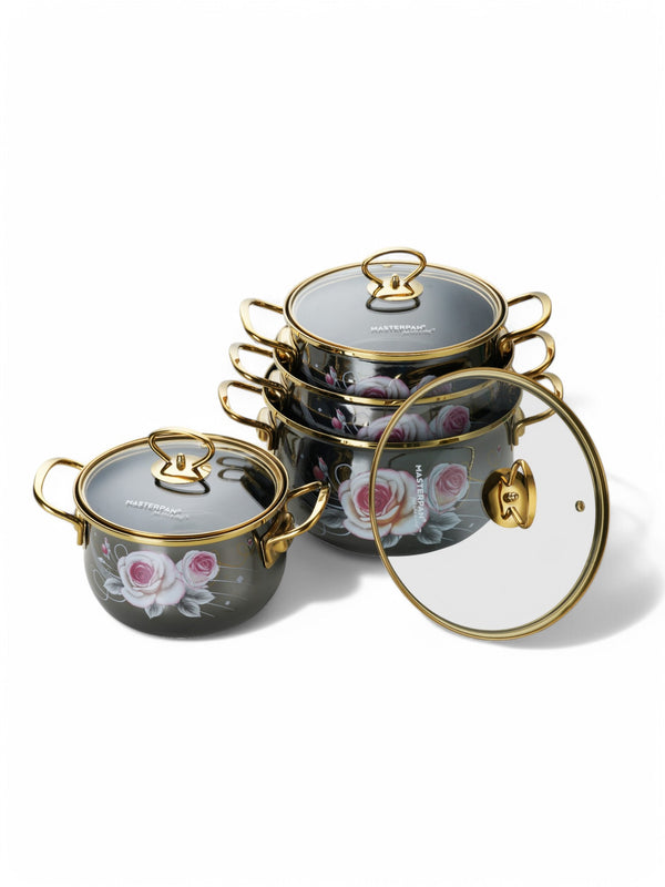 8-Piece Enamel Casserole Set - MP-2632