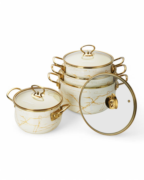 8-Piece Enamel Casserole Set - MP-2635