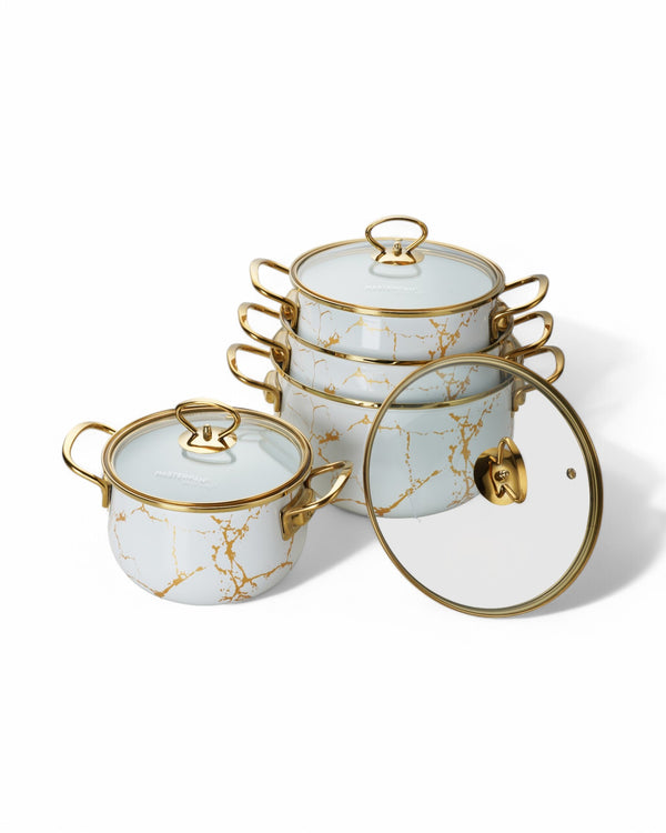 8-Piece Enamel Casserole Set - MP-2636