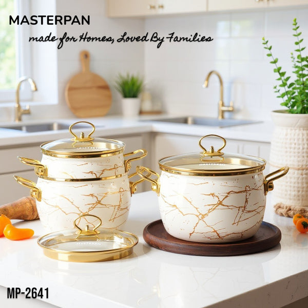 6-Piece Enamel Casserole Set - MP-2641