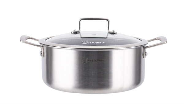 Stainless Steel Casserole with Lid (24cm) - MP2701