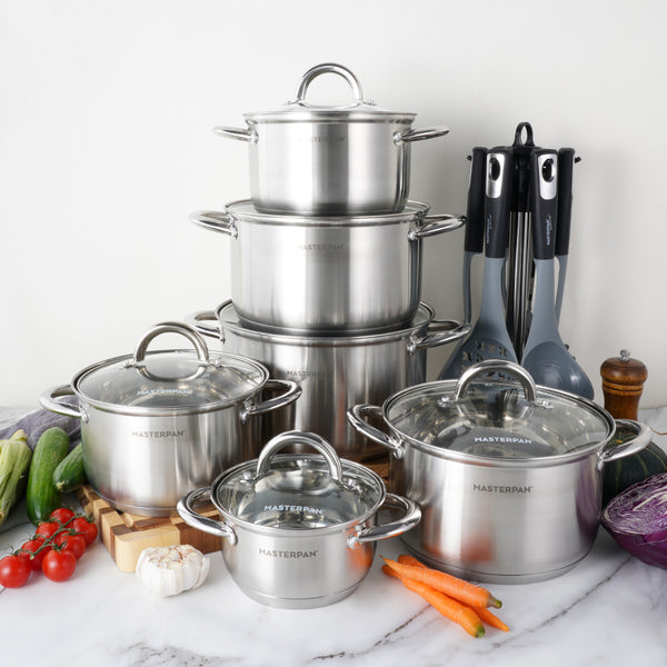 Stainless Steel Cookware Set 12pcs - MP-5115