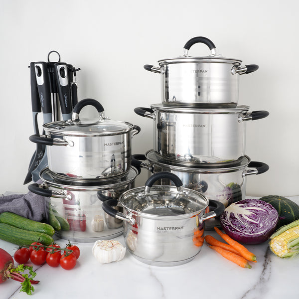 Stainless Steel Cookware Set 12pcs - MP-5118