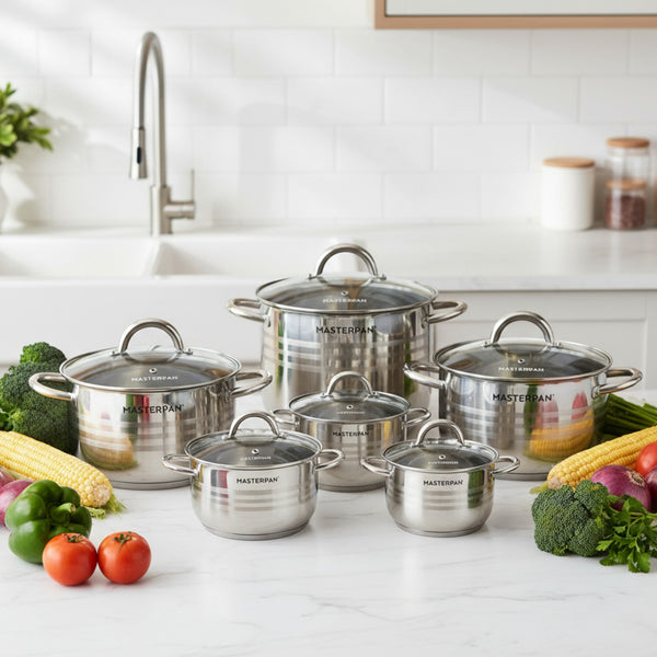 Stainless Steel Cookware Set 12 pcs - MP-5120