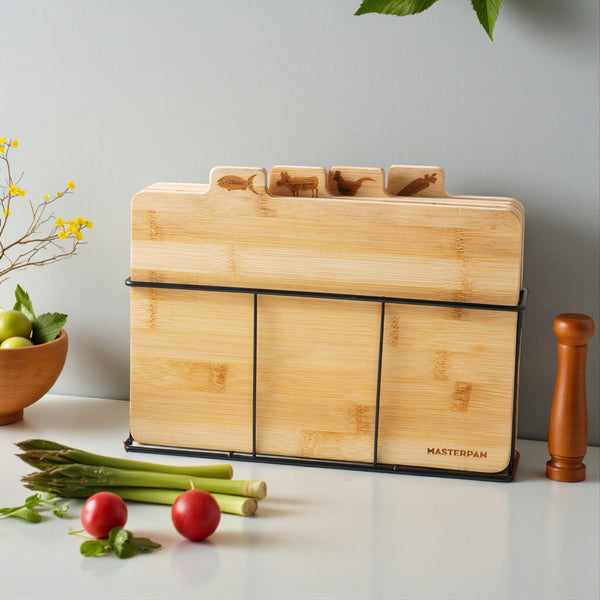5-Piece Set Bamboo Cutting Board - MP-6068