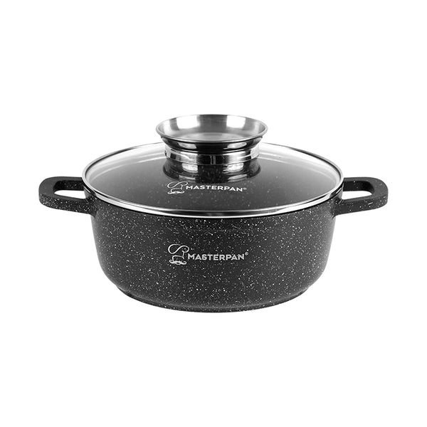 Round Pot Black (20cm) - MP2113