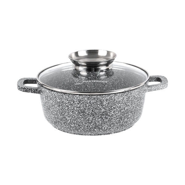 Round Pot Granite (26cm) - MP2129