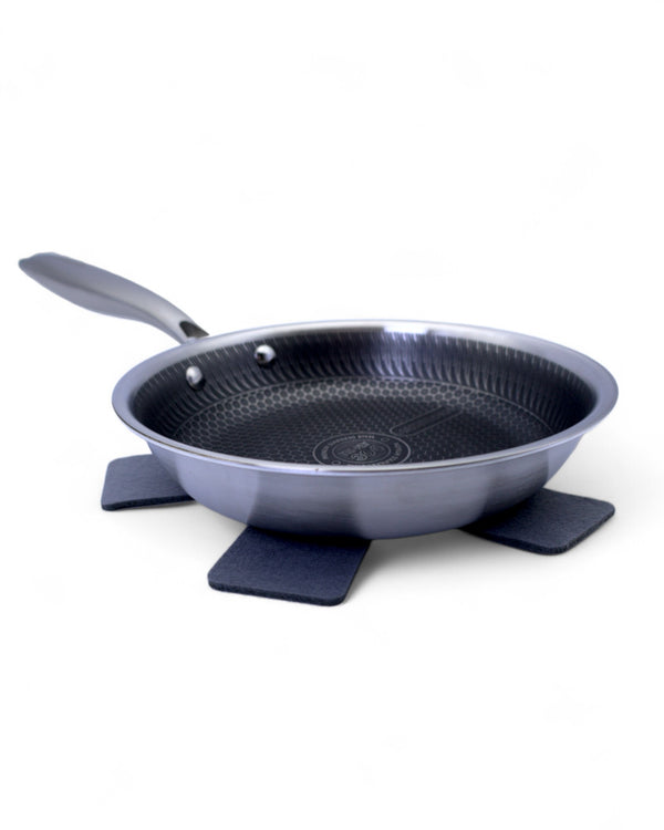 Stainless Steel Honeycomb Fry Pan (22cm) - MP-2331