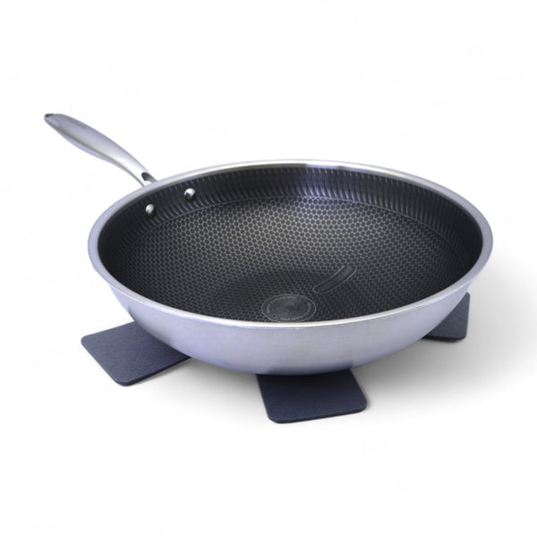 Stainless Steel Honeycomb WOK (32cm) - MP-2343