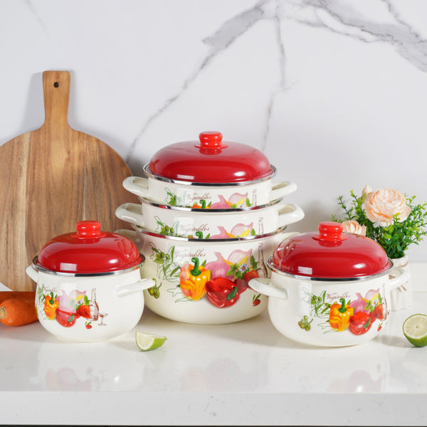 10-Piece Enamel Casserole Set - MP-2607