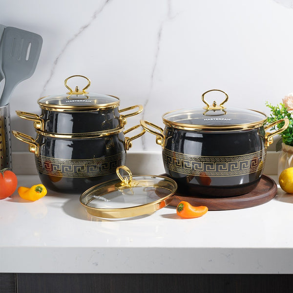 6-Piece Enamel Casserole Set - MP-2640