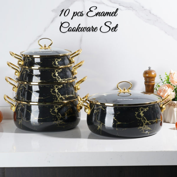 10-Piece Enamel Casserole Set - MP-2652
