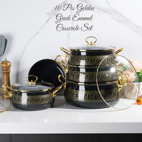 10-Piece Enamel Casserole Set - MP-2653