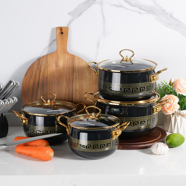 8-Piece Enamel Casserole Set - MP-2659