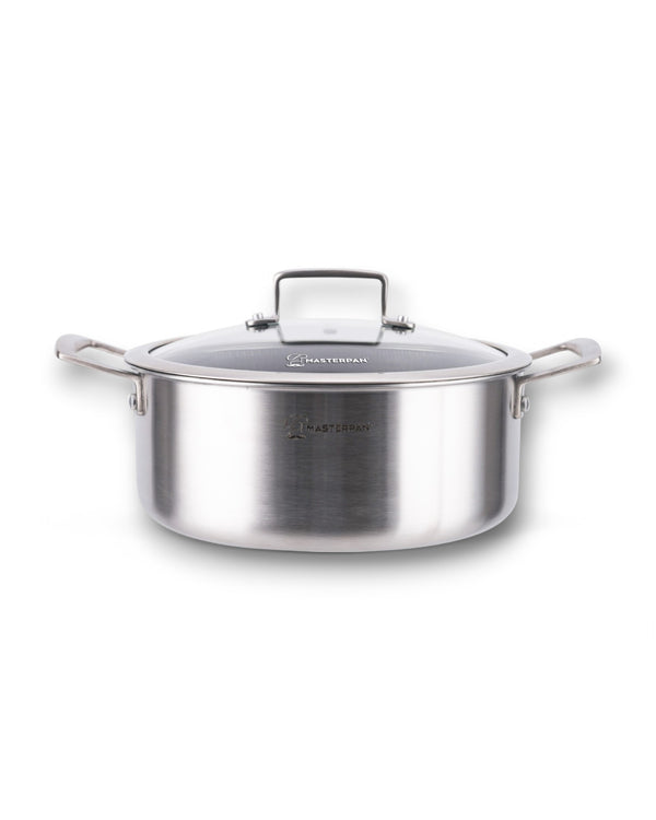 Stainless Steel Casserole with Lid (24cm) - MP-2701