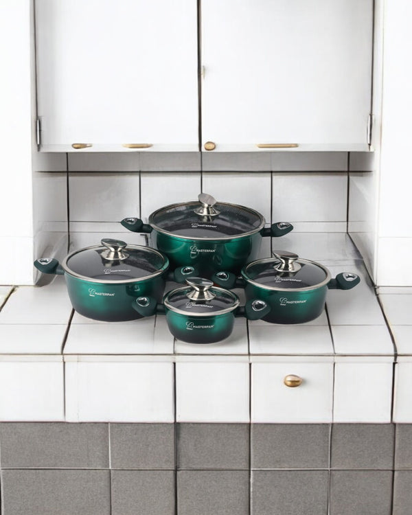 8-Piece Cookware Set Green - MP-2801