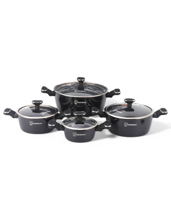 8-Piece Cookware Set Black - MP-2802